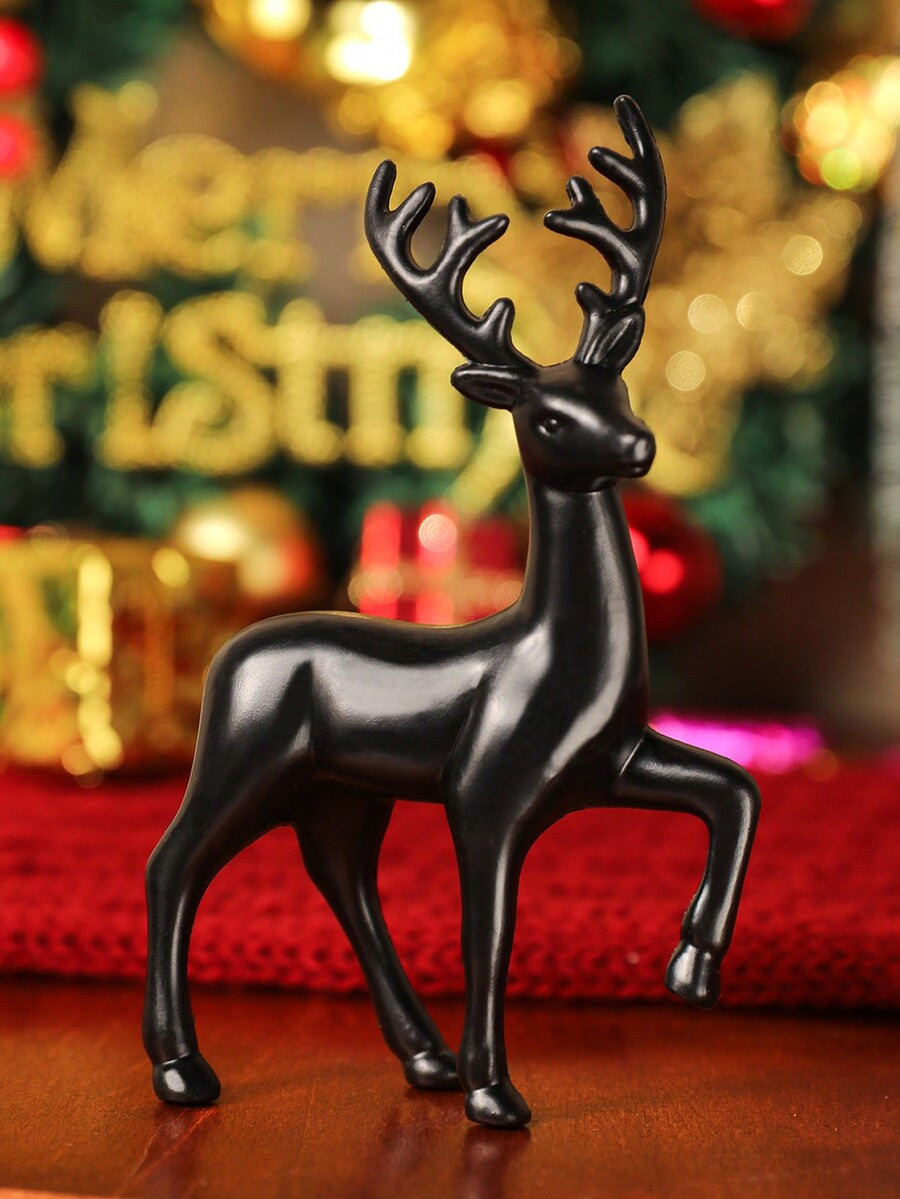 2pcs Gold Deer Sculptures, Mother and Baby Figurines for Room Decoration, Elegant Home Ornament Set, Perfect Birthday or Christmas Gift