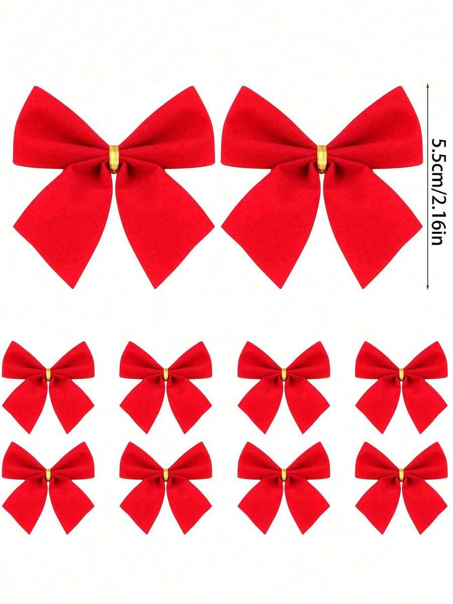 9pcs Green Velvet Christmas Tree Ball Ornaments, Flocked Painted Shatterproof Hanging Décor for Holiday Trees & Home Display