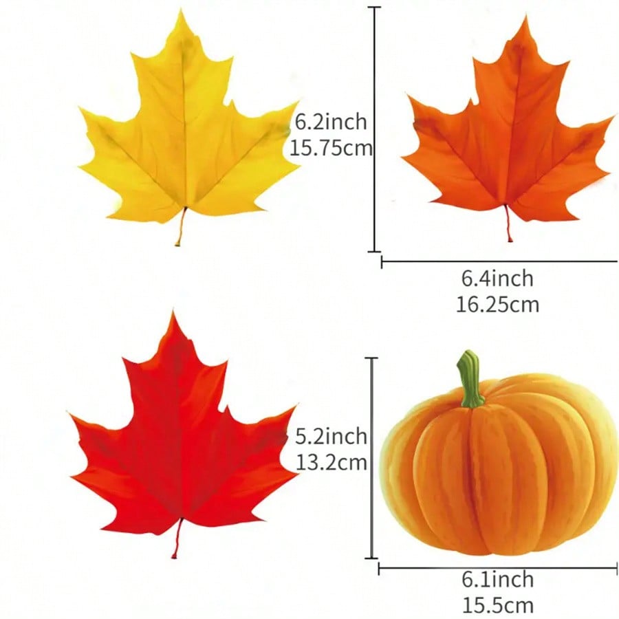 Thanksgiving Hanging Swirl Decorations (22pcs), Autumn Pumpkin and Maple Leaf Party Ornaments for Home, Classroom, or Office Fall Holiday Decor