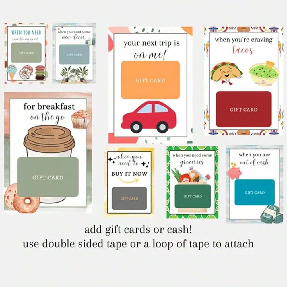 DIY Christmas Gift Card Book, Spiral-Bound Greeting Card Holder, Creative Holiday Card Organizer Book