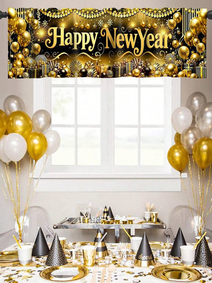 Santa Claus & Snowman Christmas Curtain Valance, 1–2 Piece Polyester Window Decor with Rod Pocket for Kitchen, Living Room or Bedroom