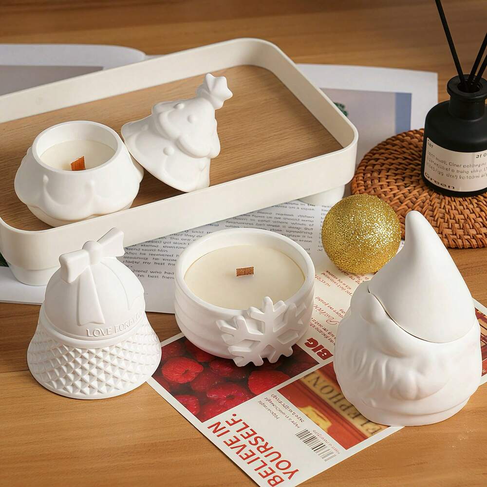 1pc Pumpkin Shaped Jar Candle, Pumpkin Spice Scented Autumn Candle, Cozy Fall Home Decor for Living Room or Bedroom