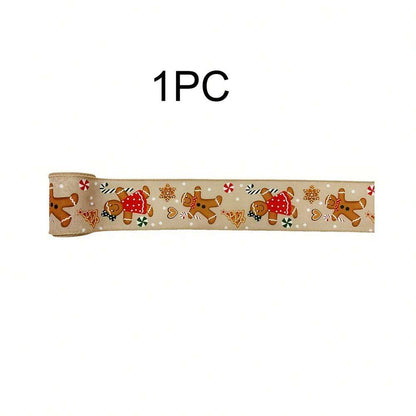 1–2 Rolls Wired Red and Burlap Christmas Ribbon, 2.5-Inch Wide Decorative Bow Ribbon for Wreaths, DIY Crafts, Gift Wrapping, and Home Holiday Decor