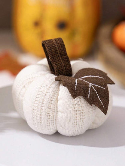 Knitted Orange Pumpkin Hanging Decoration, 1/3pcs Thanksgiving Harvest Ornaments for Home, Table, or Party Displays, Autumn and Fall Festival Decor