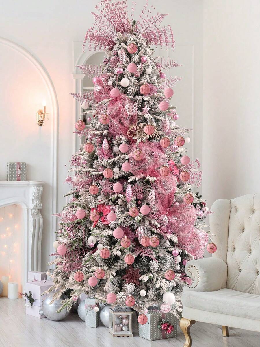 9pcs Green Velvet Christmas Tree Ball Ornaments, Flocked Painted Shatterproof Hanging Décor for Holiday Trees & Home Display