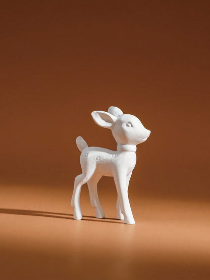 2pcs Gold Deer Sculptures, Mother and Baby Figurines for Room Decoration, Elegant Home Ornament Set, Perfect Birthday or Christmas Gift