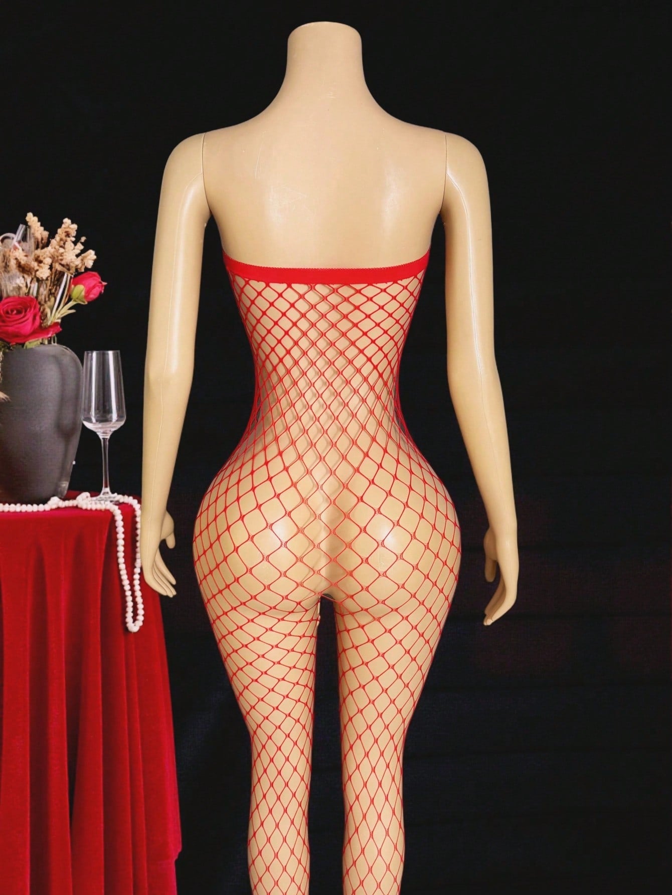 Sexy Hollow-Out Sheer Bodystocking