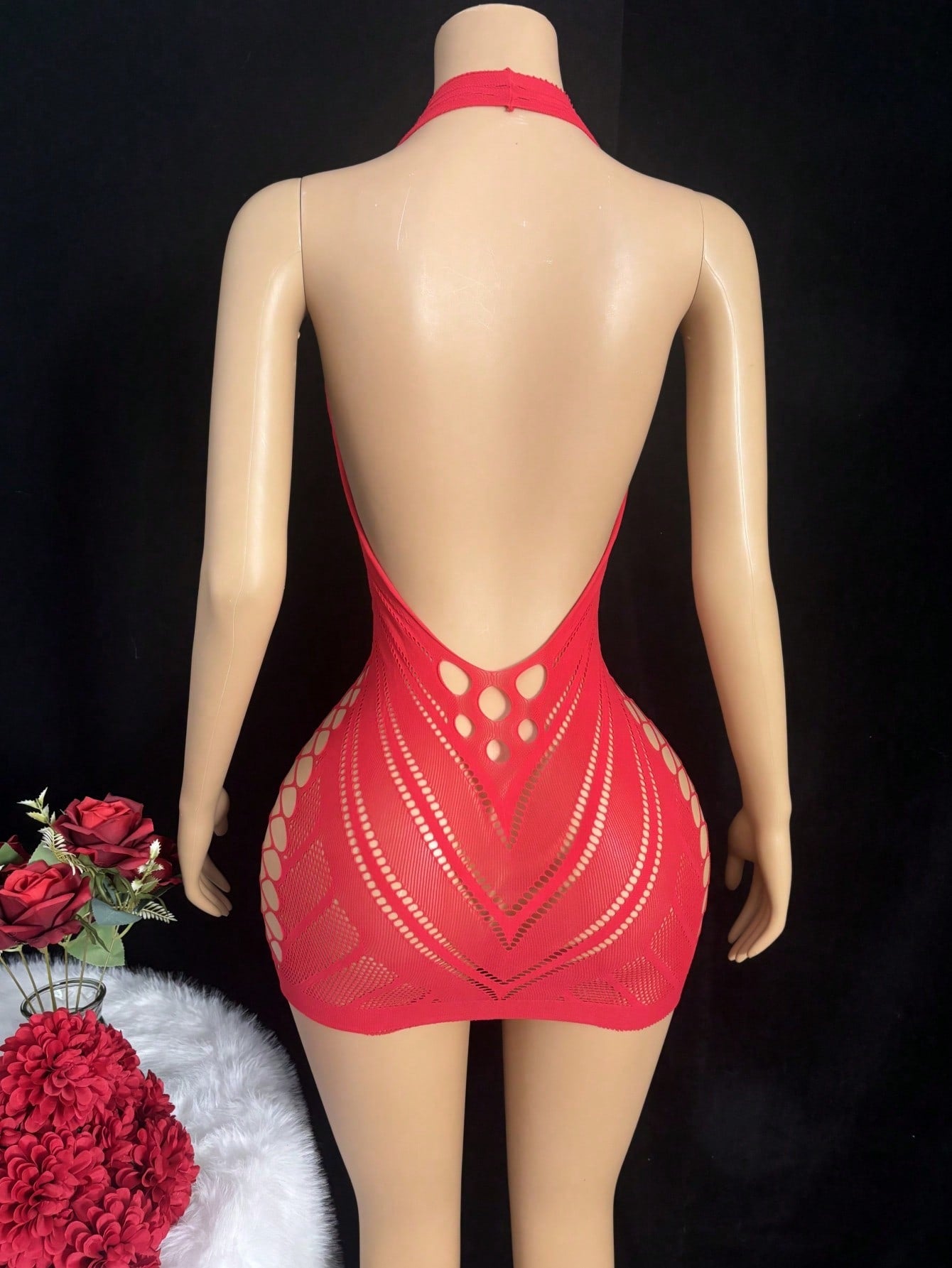Plus Size Sexy Mesh Skirt Lingerie