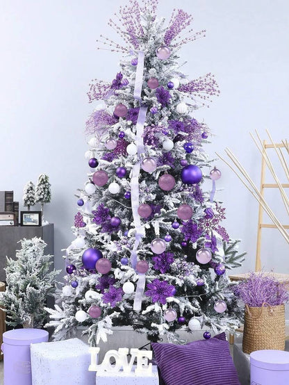 44-Piece Christmas Ball Ornament Set, Shatterproof Hanging Baubles for Christmas Tree, Wedding or Office Decor, Multi-Size Holiday Decorations