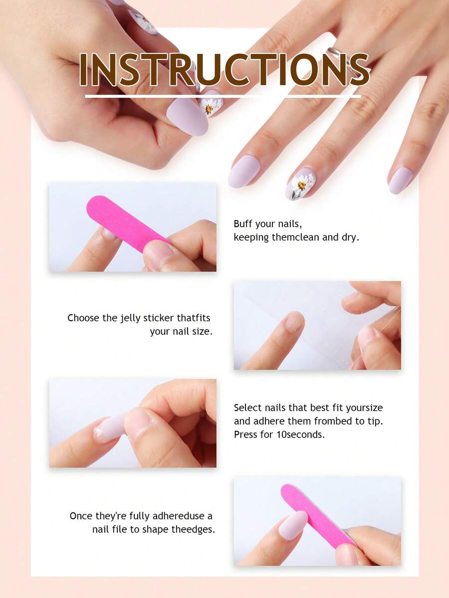 24pcs Long Coffin Christmas Press On Nails, White Elk And Snowflake Design With Gold Glitter, Elegant Glossy Nail Set For Women Daily Use