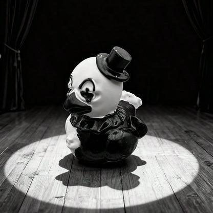 1pc Horror Clown Figurine, Handmade Polyresin Scary Clown Statue, Creepy Halloween Decoration for Bedroom or Office