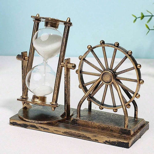 1pc Vintage Ferris Wheel Ornament, Retro Miniature Desktop or Shelf Sculpture, Creative Home Decor Accent