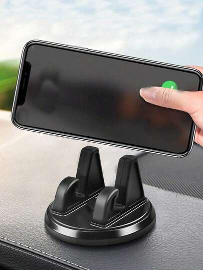 1pc Cartoon Car Phone Holder, Air Vent Mount Stand for iPhone & Android, Cute Car Accessory for Navigation & Hands-Free Use