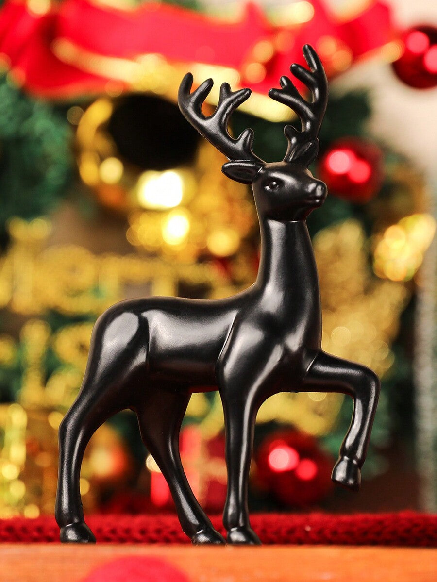 2pcs Gold Deer Sculptures, Mother and Baby Figurines for Room Decoration, Elegant Home Ornament Set, Perfect Birthday or Christmas Gift