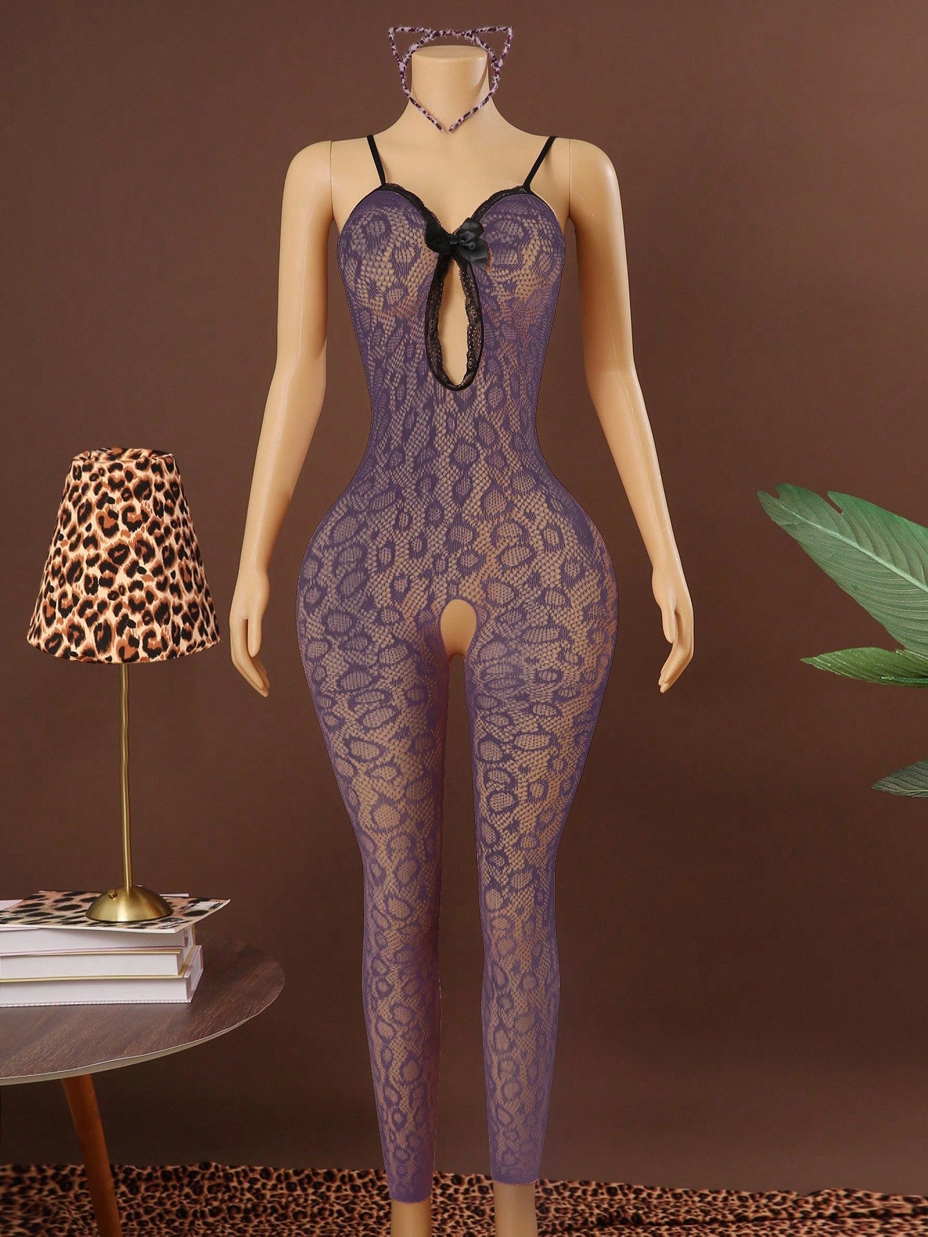 2-Piece Sexy Bodystocking Lingerie Set