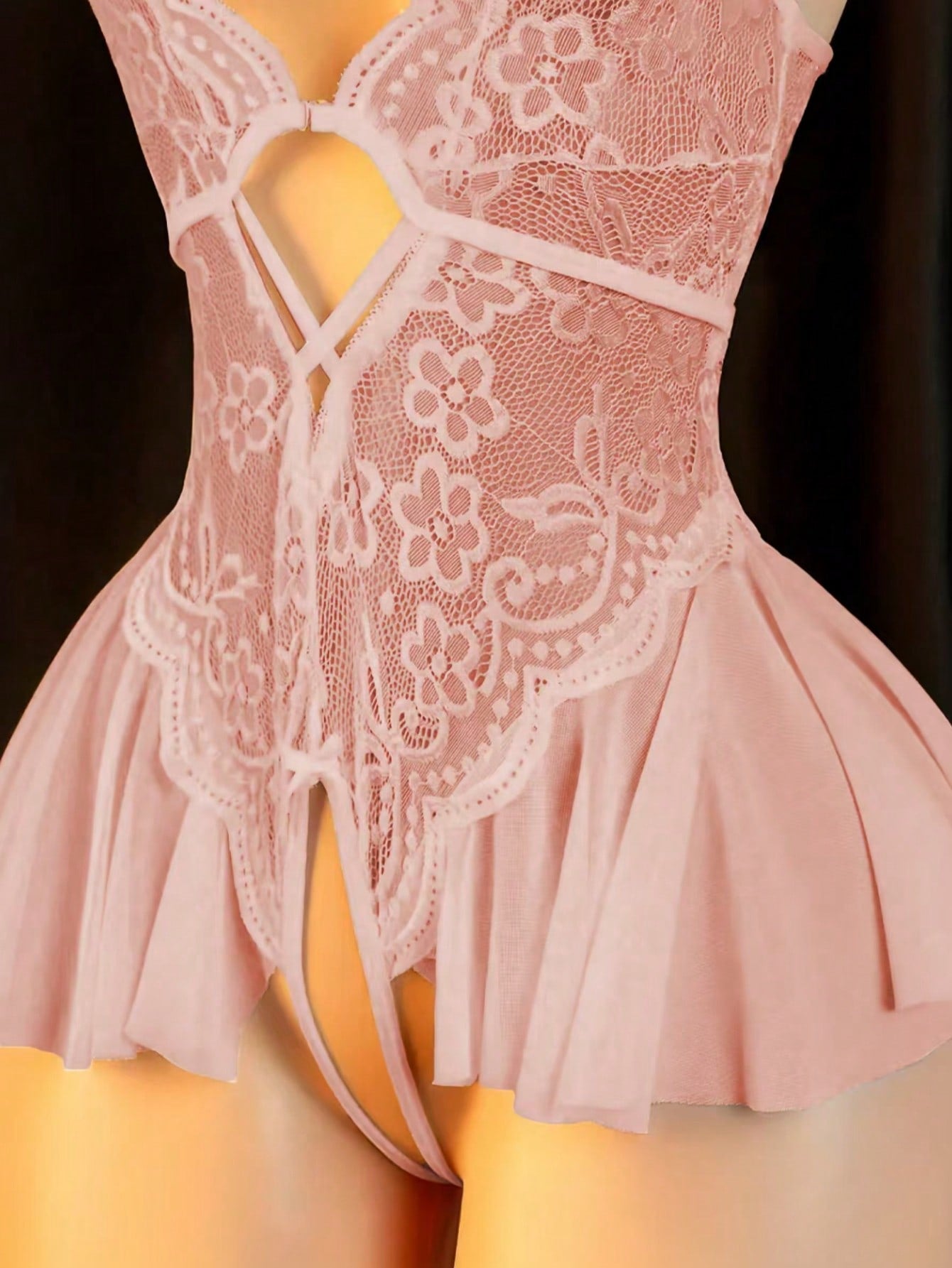 Sexy Lingerie, Open Crotch Design, Lace Skeleton Bodysuit, Elegant Ladies Bodysuit, Bedroom Seduction Outfit