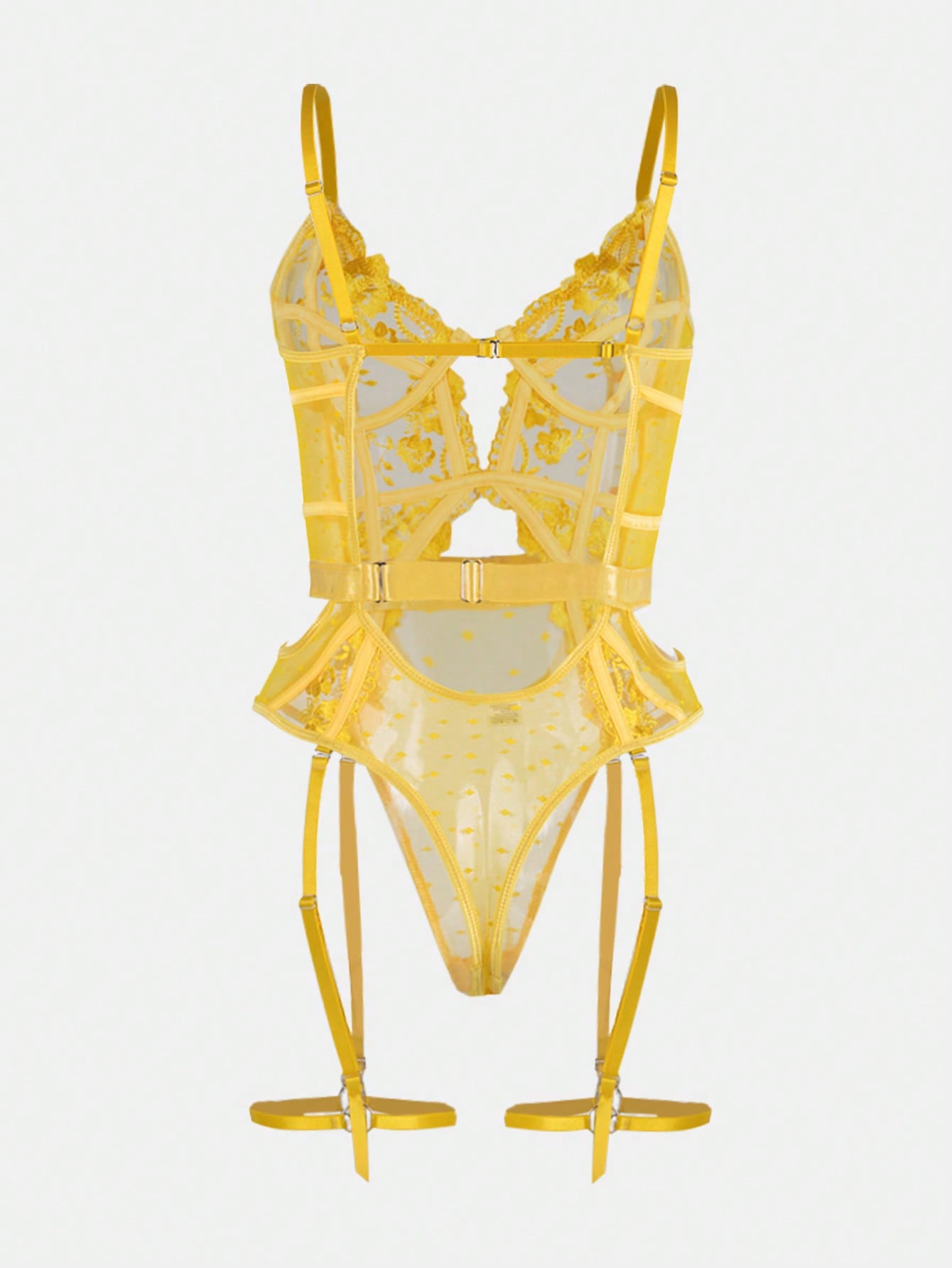 Women Embroidered Fabric One-Piece Teddy Bodysuit With Soft Texture And Simple Structure, Lightweight Material Construction, Flexible Fit, Suitable For General Wear And Styling Use