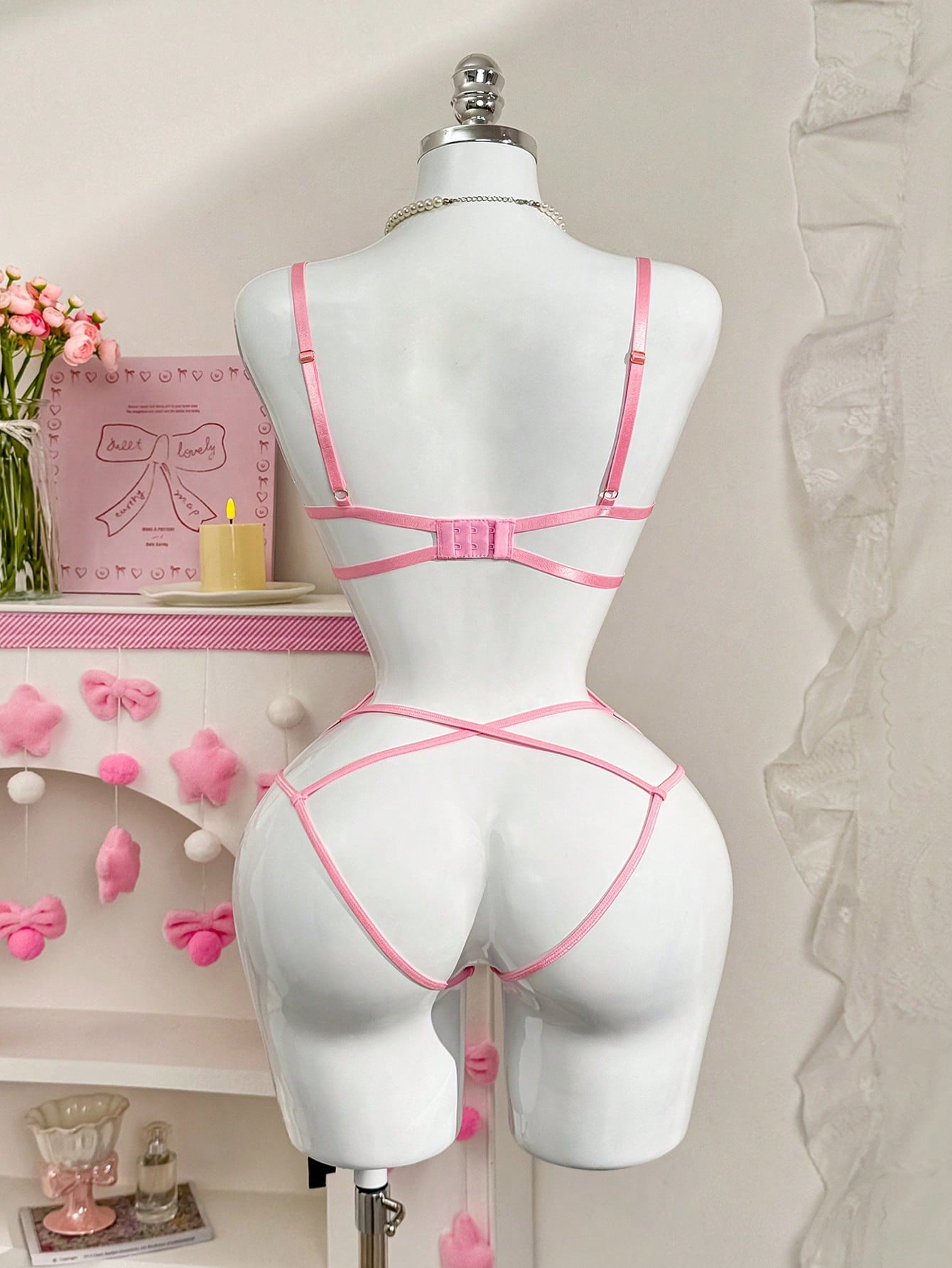 Floral Decor Sexy Backless Jumpsuit