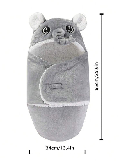 1pc Soft Plush Swaddle Blanket for Infants, Cozy Newborn Receiving Blanket Wrap for Boys and Girls 0–6 Months, Nursery Essential