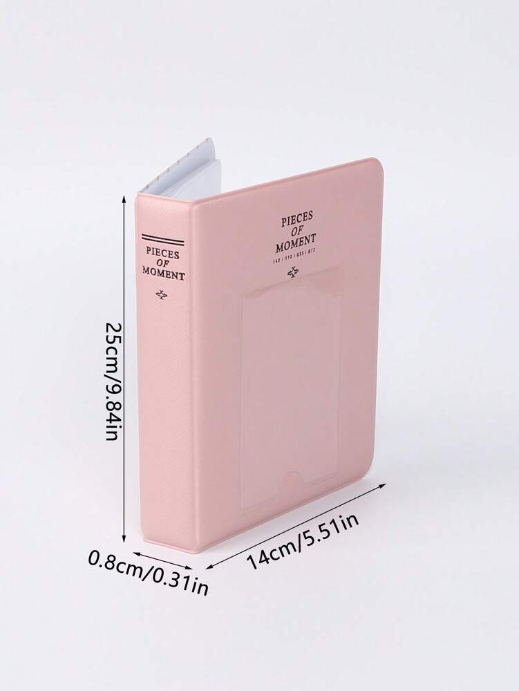 64-Pocket Photo Album for Fujifilm Instax Mini 12/11/9, Compact Instant Camera Picture Book for Cards, Tickets & Travel Memories (1pc)