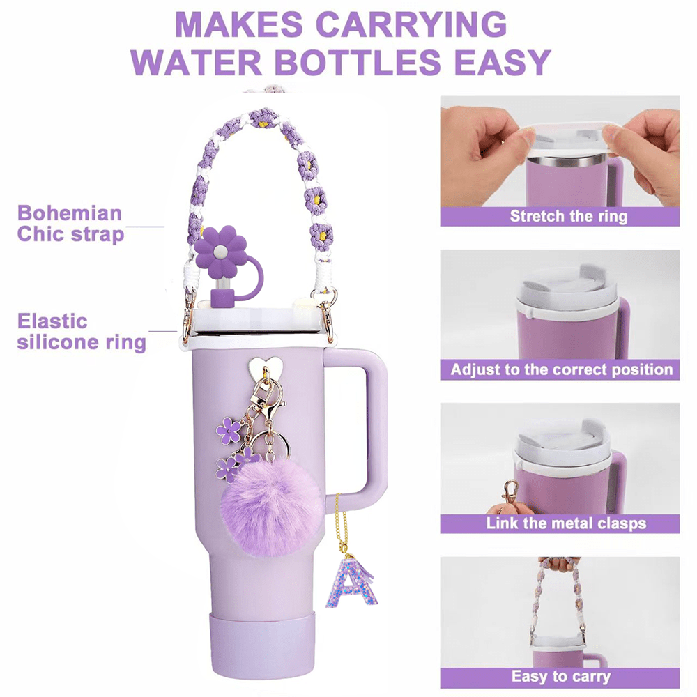 Cup Decoration Accessories, 8–9mm Straw Cap Silicone Boots Compatible with 30/40oz Cups, Fun DIY Christmas and Thanksgiving Cup Decor Gift