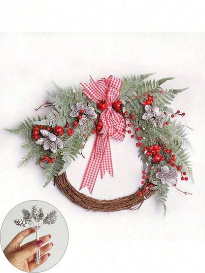 White Artificial Pinecones Set (10/30pcs), Decorative Pieces for DIY Christmas Wreaths, Bouquets & Winter Holiday Home Decor