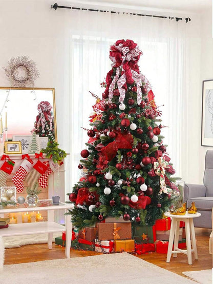 44-Piece Christmas Ball Ornament Set, Shatterproof Hanging Baubles for Christmas Tree, Wedding or Office Decor, Multi-Size Holiday Decorations