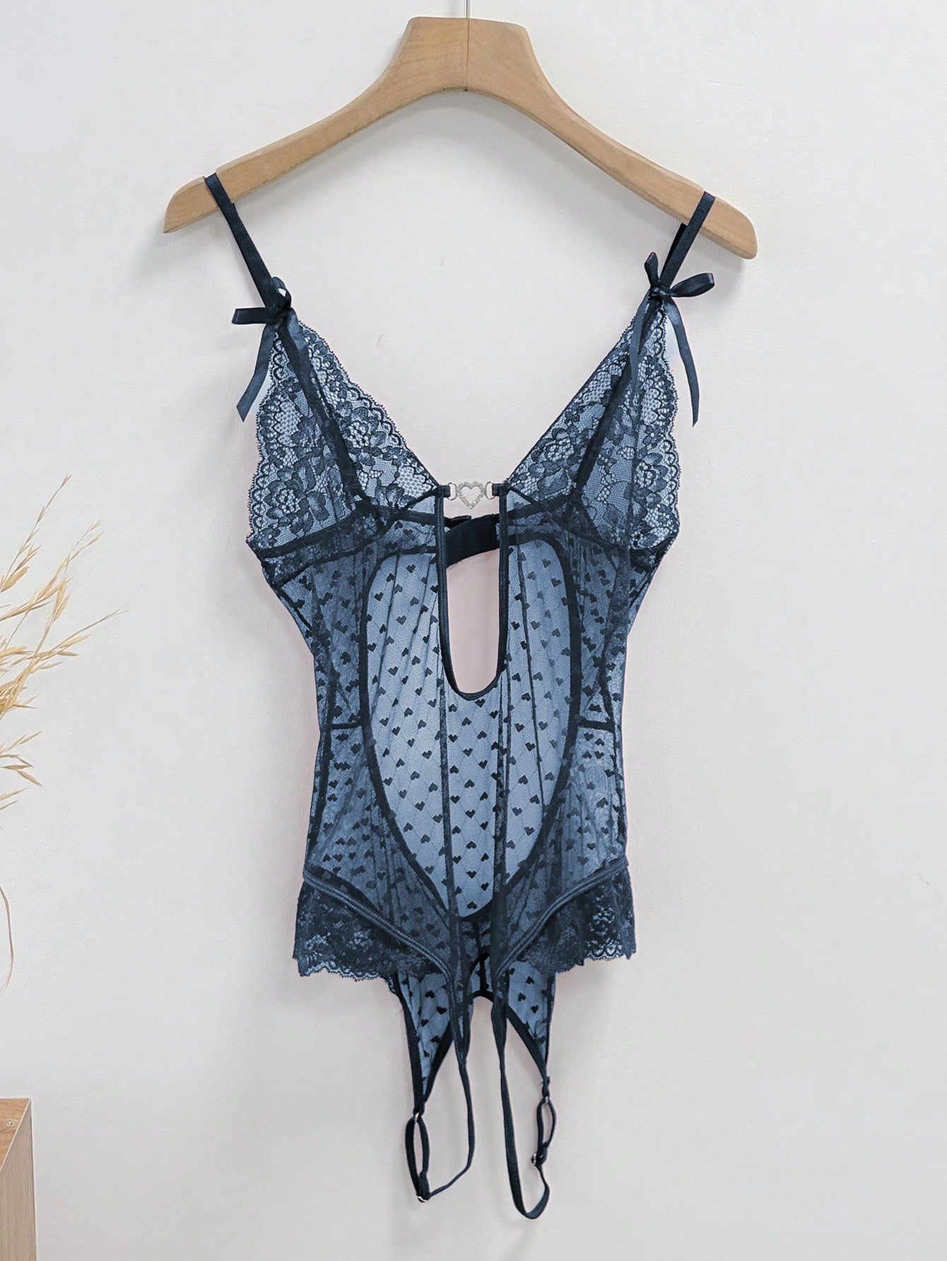 Adjustable Sheer Mesh Hollow-Out Sexy Bodysuits For Women Going Out