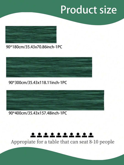 Wrinkled Cheesecloth Table Runner for Weddings and Holidays, Elegant Table Centerpiece Cloth for Christmas Dining, Birthdays, and Romantic Events