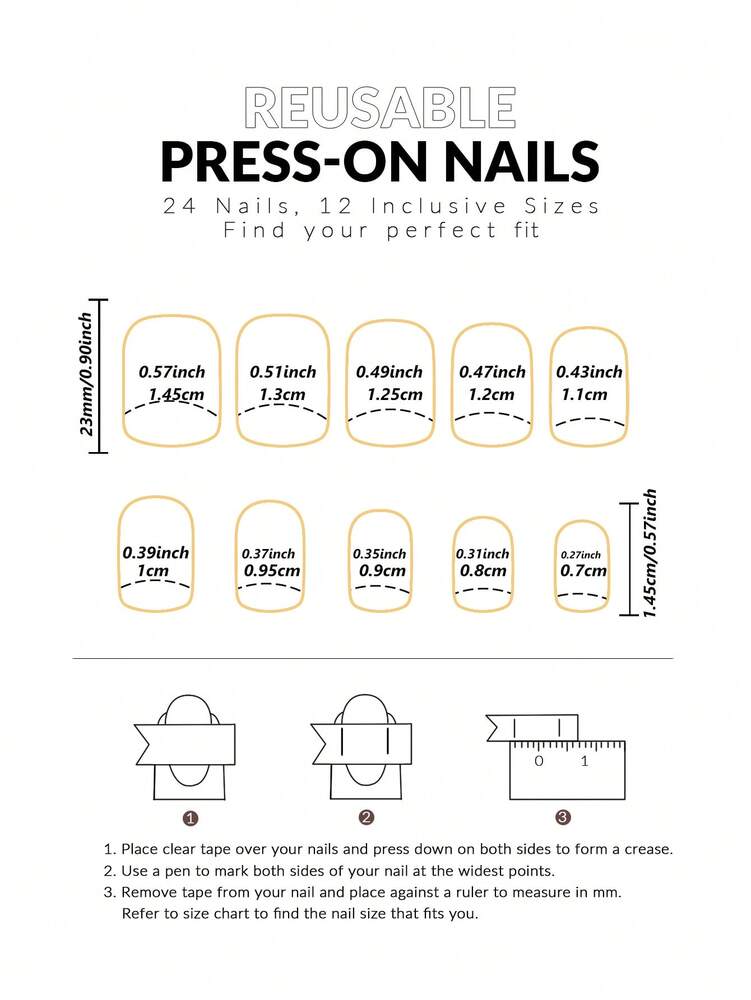 24pcs Medium Square Christmas Press On Nails, Red French Glitter Snowflake Candy Design, Bling Acrylic False Nails For Women Holiday Wear