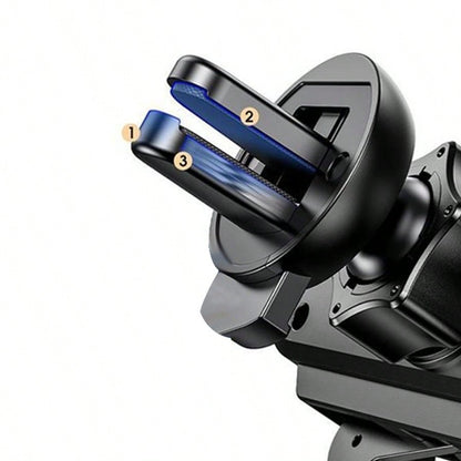 1pc Cartoon Car Phone Holder, Air Vent Mount Stand for iPhone & Android, Cute Car Accessory for Navigation & Hands-Free Use