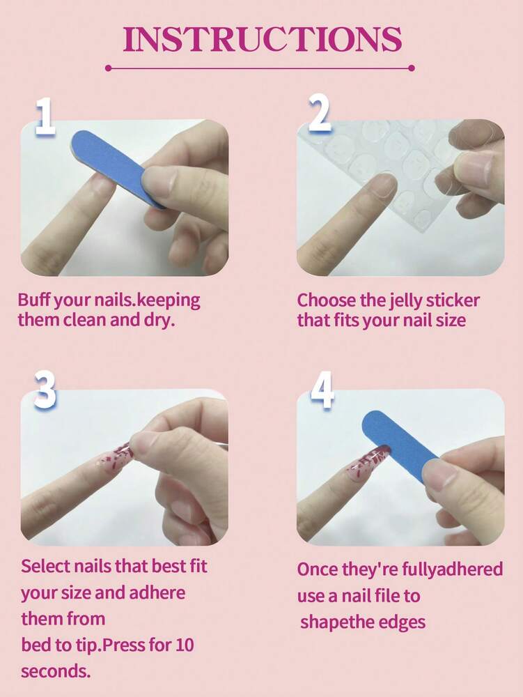 24pcs Medium Almond Press On Nails, Green Gradient Floral Summer Design, Glossy Full Cover Acrylic Nails For Women Daily Wear