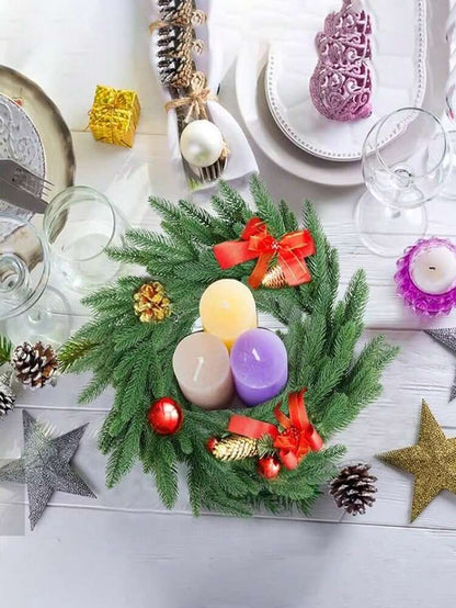 50pcs Artificial Pine Branches, Flexible Green Needles for Christmas Crafts, Tree Fillers, Fireplace Decor, Wreaths, and Gift Packaging