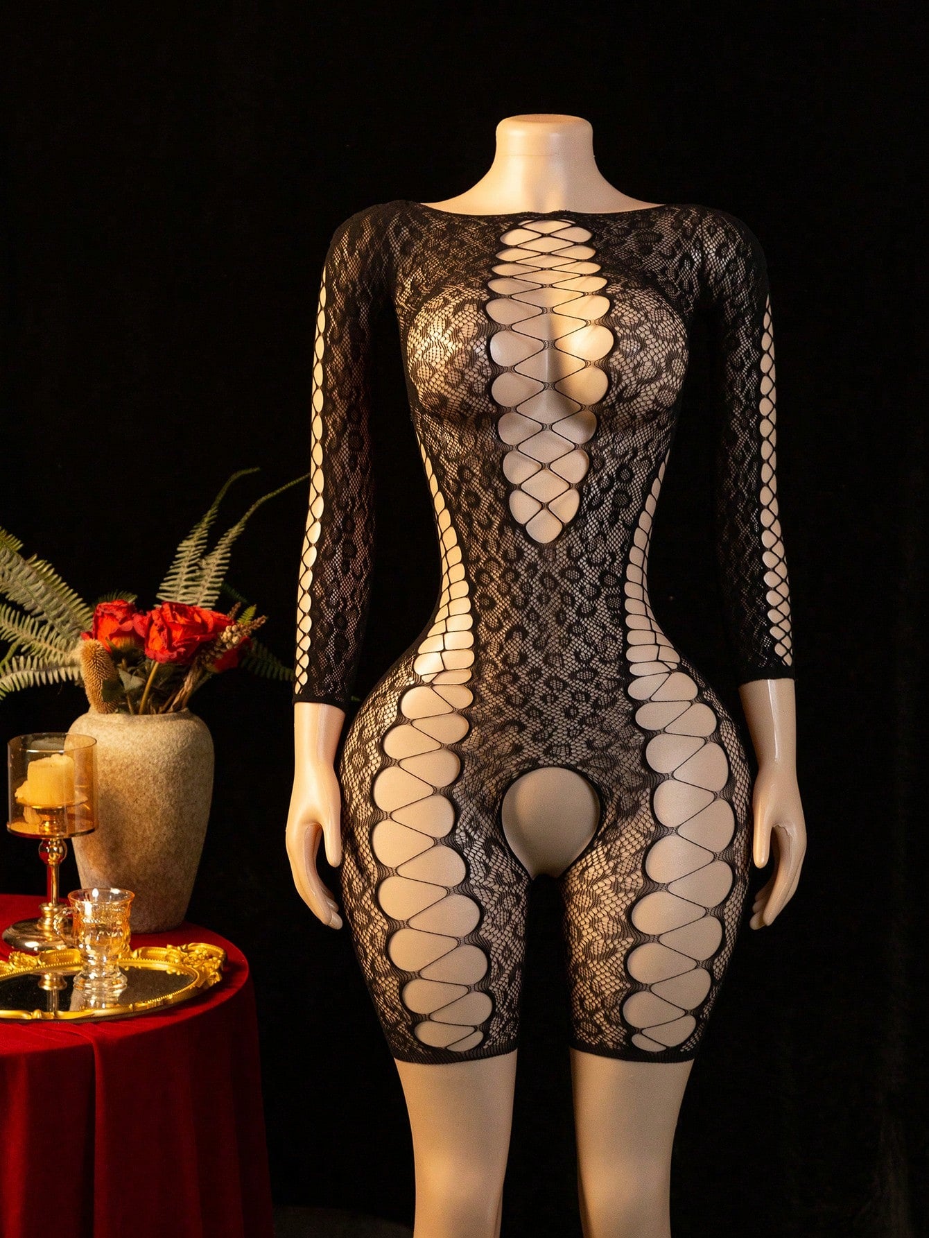 Women Sexy Jumpsuit Lingerie 1pc For Going Out