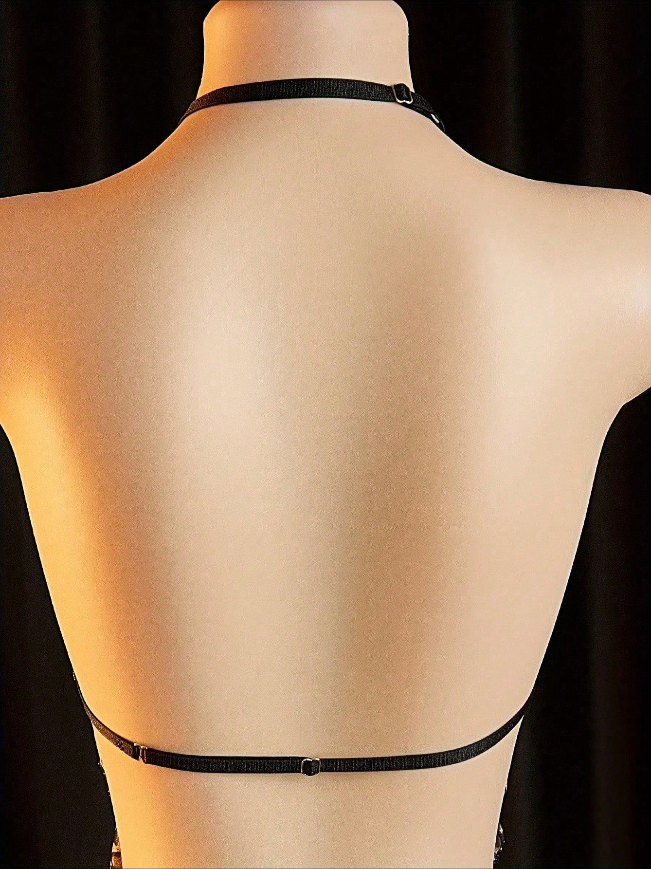 Sexy Underwear Two-Piece Set: Top + Underwear, Skull Pattern Erotic Underwear Set, Hot Pantyhose, Bed Temptation Clothing, Passion Nightgown