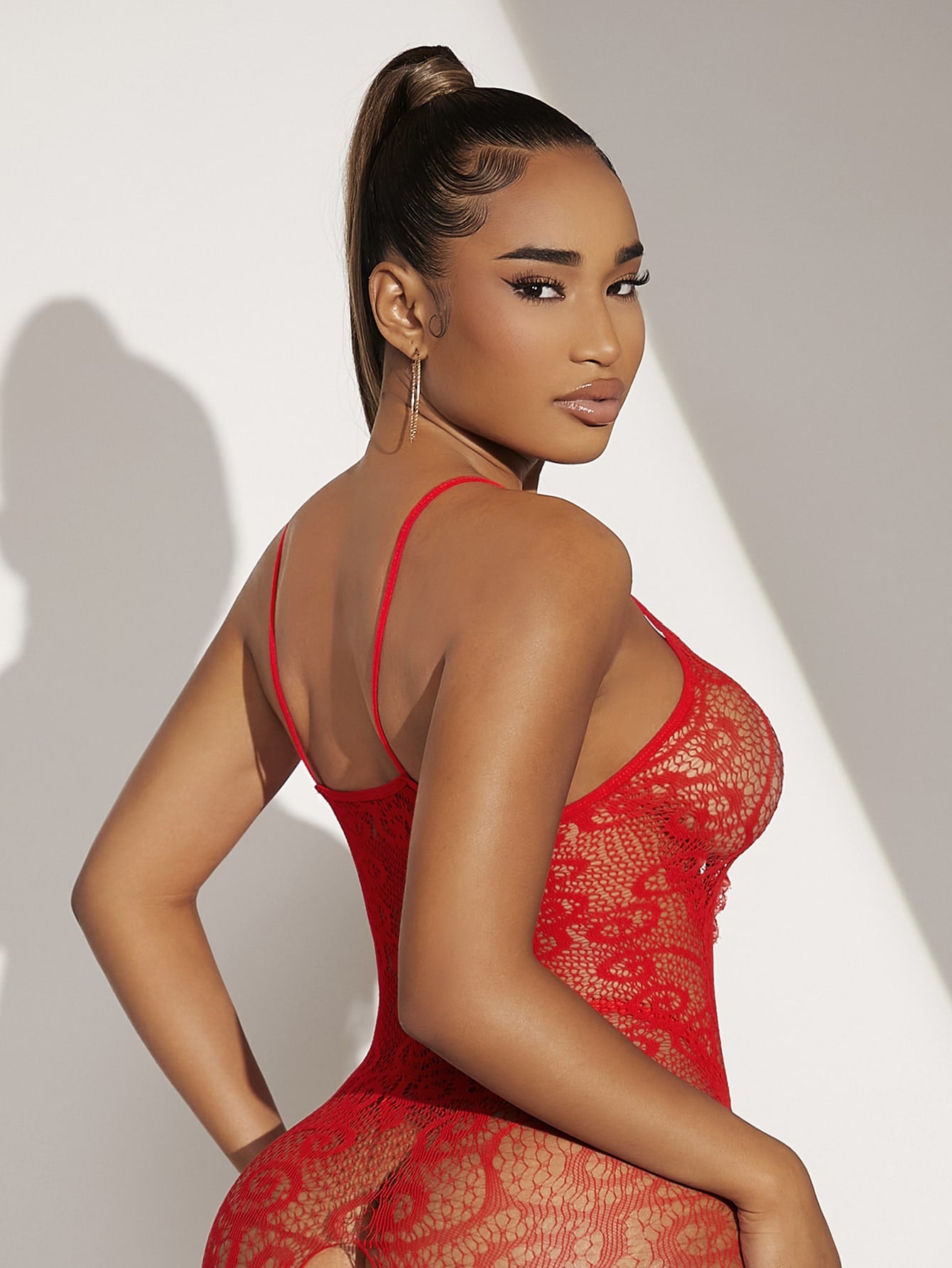 Sexy Mesh Wireless Bodystocking Lingerie