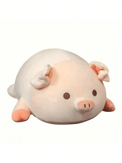 Cute Pink Pig Plush Doll, Soft Stuffed Animal Pillow for Room or Sofa Decoration