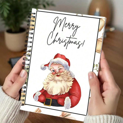 DIY Christmas Gift Card Book, Spiral-Bound Greeting Card Holder, Creative Holiday Card Organizer Book