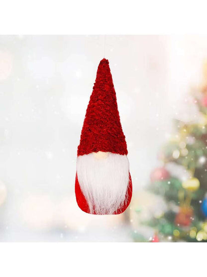 3pcs Knitted Forest Gnome Ornaments, Faceless Plush Dolls for Christmas Tree Decoration, Cute Holiday Figurines for Winter Home and Party Decor