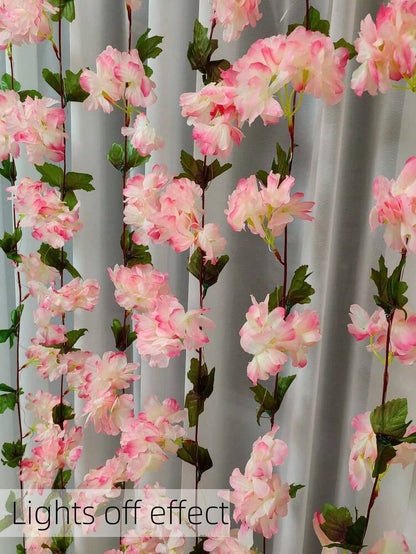 30LED Sakura Vine Light, Artificial Cherry Blossom String Light for Wall Hanging, Bedroom, Wedding or Party Decor, Romantic Home Decoration