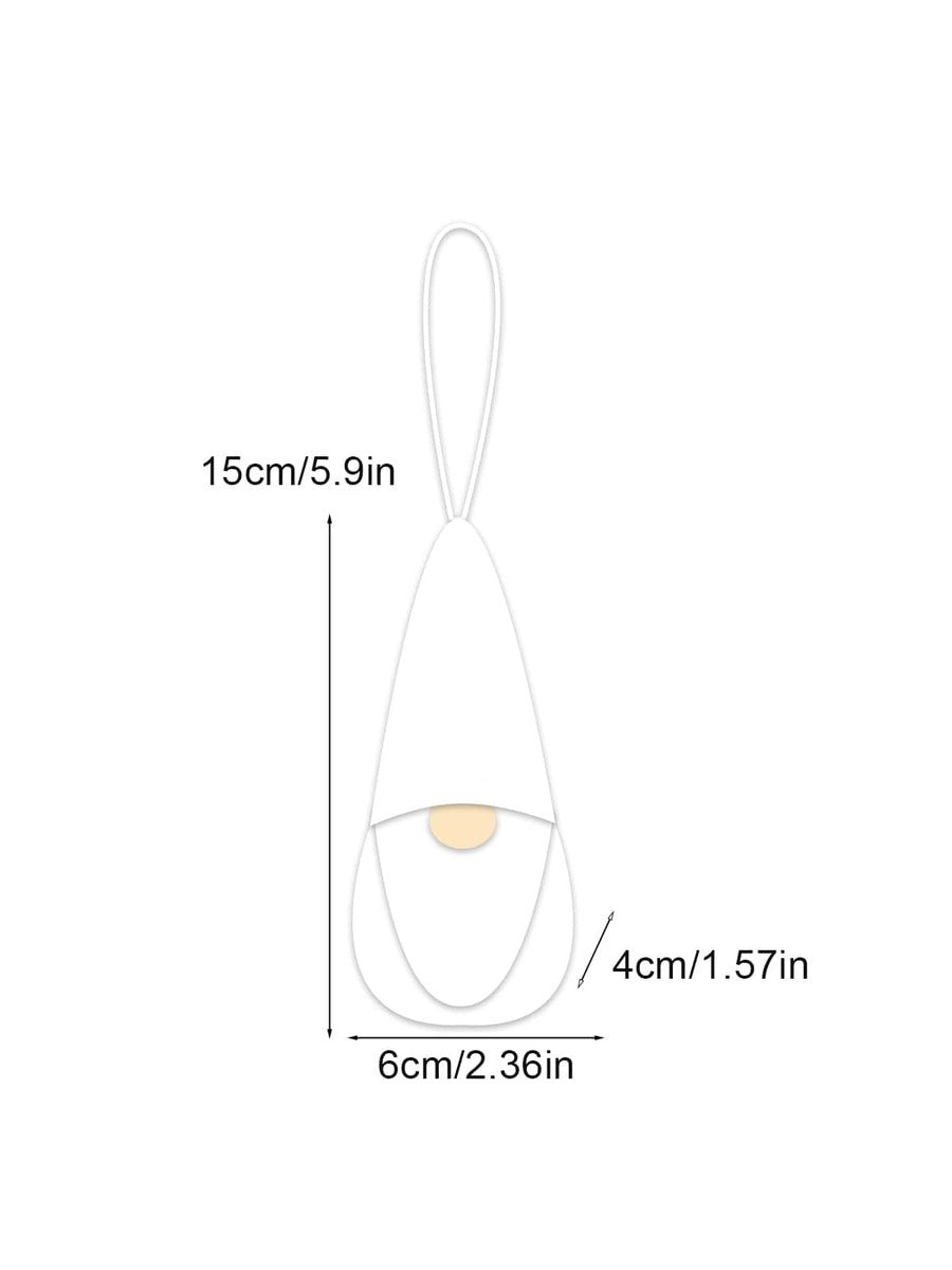 3pcs Knitted Forest Gnome Ornaments, Faceless Plush Dolls for Christmas Tree Decoration, Cute Holiday Figurines for Winter Home and Party Decor