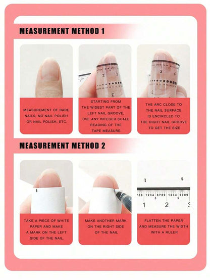 10pcs Sanrio Pink Hello Kitty Press On Nails, Duckbill Almond Square Mix With Bow Heart Rhinestones, Pink Leopard Ice Clear French Nails