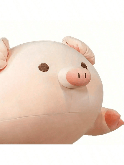 Cute Pink Pig Plush Doll, Soft Stuffed Animal Pillow for Room or Sofa Decoration