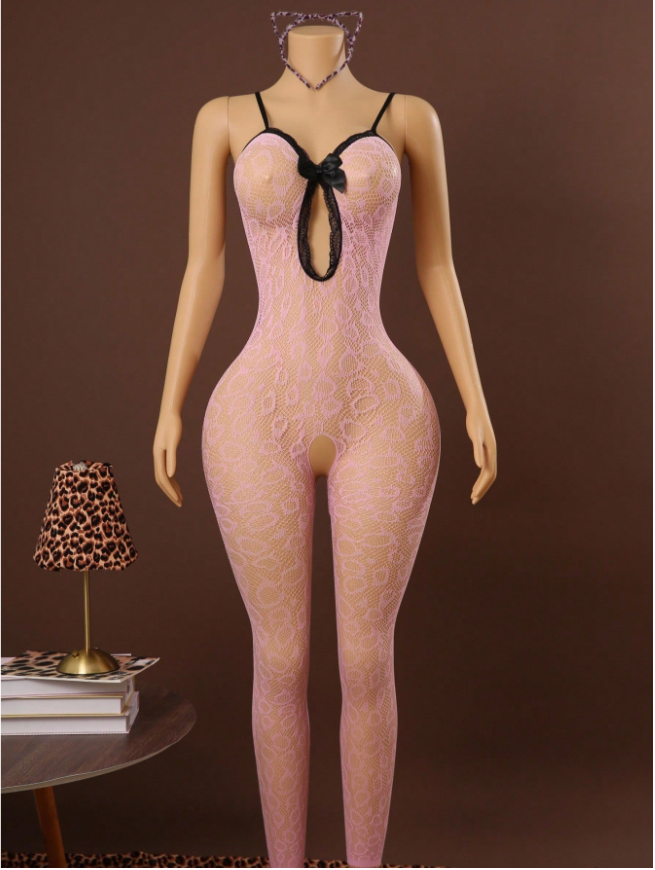 2-Piece Sexy Bodystocking Lingerie Set