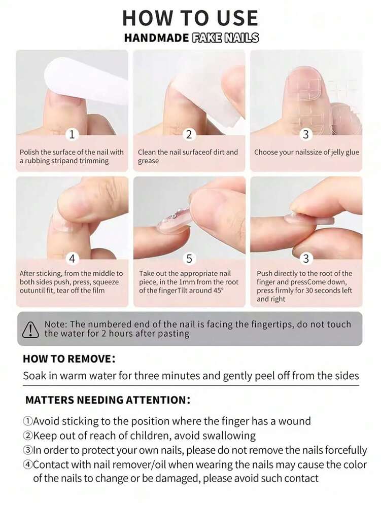 10pcs Handmade Christmas Press On Nails, Short Nails With Tree Reindeer And Cherry Decorations, Acrylic Nail Set For Women Holiday Gift