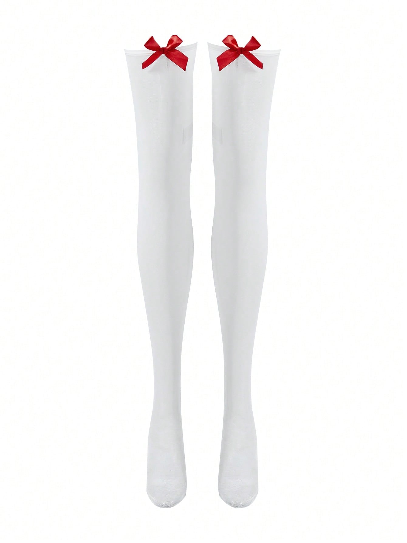 6pcs Sexy Nurse Cosplay Costume, Red & White Women Lingerie Outfit, Rave