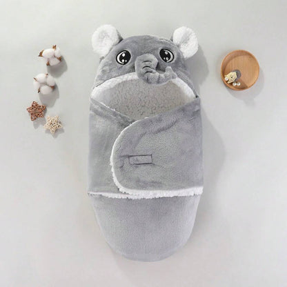 1pc Soft Plush Swaddle Blanket for Infants, Cozy Newborn Receiving Blanket Wrap for Boys and Girls 0–6 Months, Nursery Essential