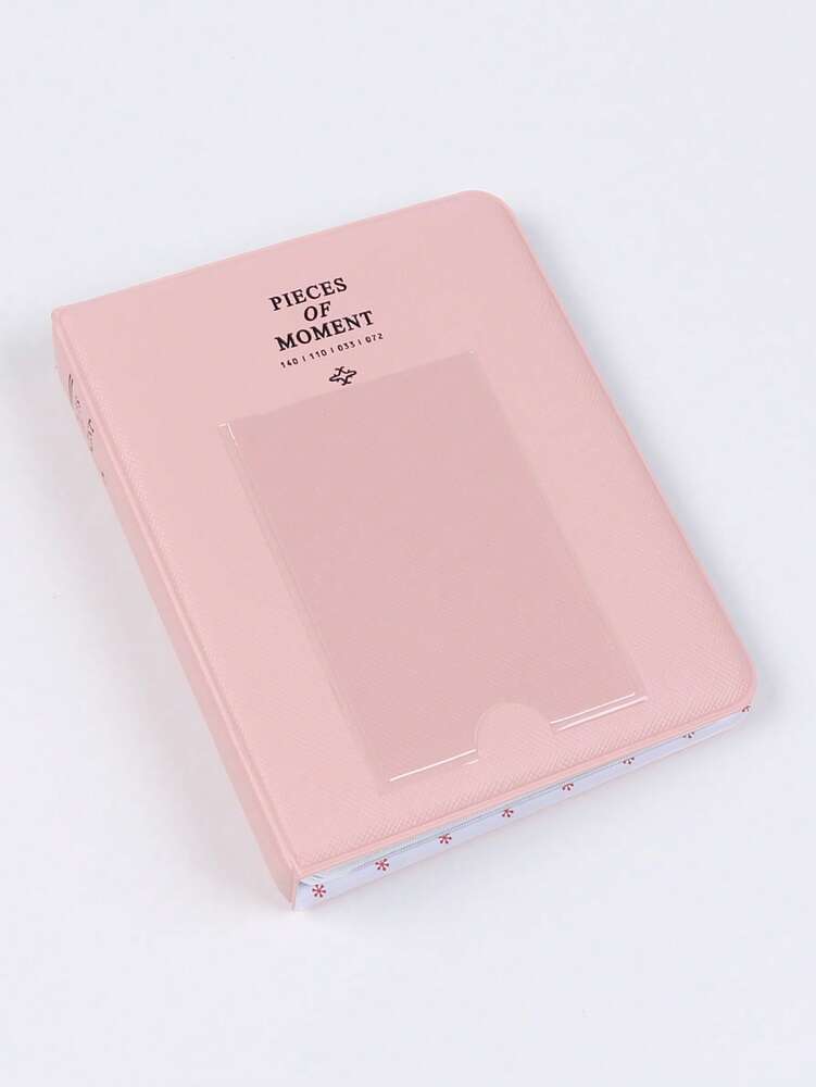 64-Pocket Photo Album for Fujifilm Instax Mini 12/11/9, Compact Instant Camera Picture Book for Cards, Tickets & Travel Memories (1pc)