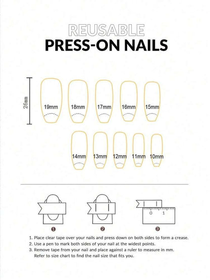 10pcs Long Coffin Christmas Press On Nails, Santa Snowman And Tree Design, Glossy Acrylic Nail Set For Women Party Festival Or Holiday Use