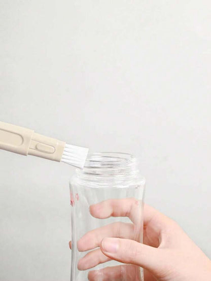 6-in-1 Baby Silicone Bottle Cleaning Set with Pacifier Brush, Straw Cleaner and Bottle Mouth Brush, Soft Bristle Tools for Newborn Feeding Essentials